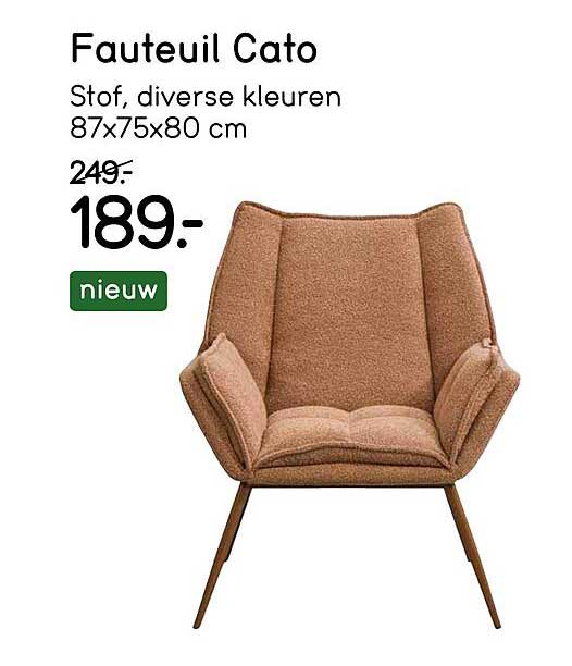Fauteuil Cato