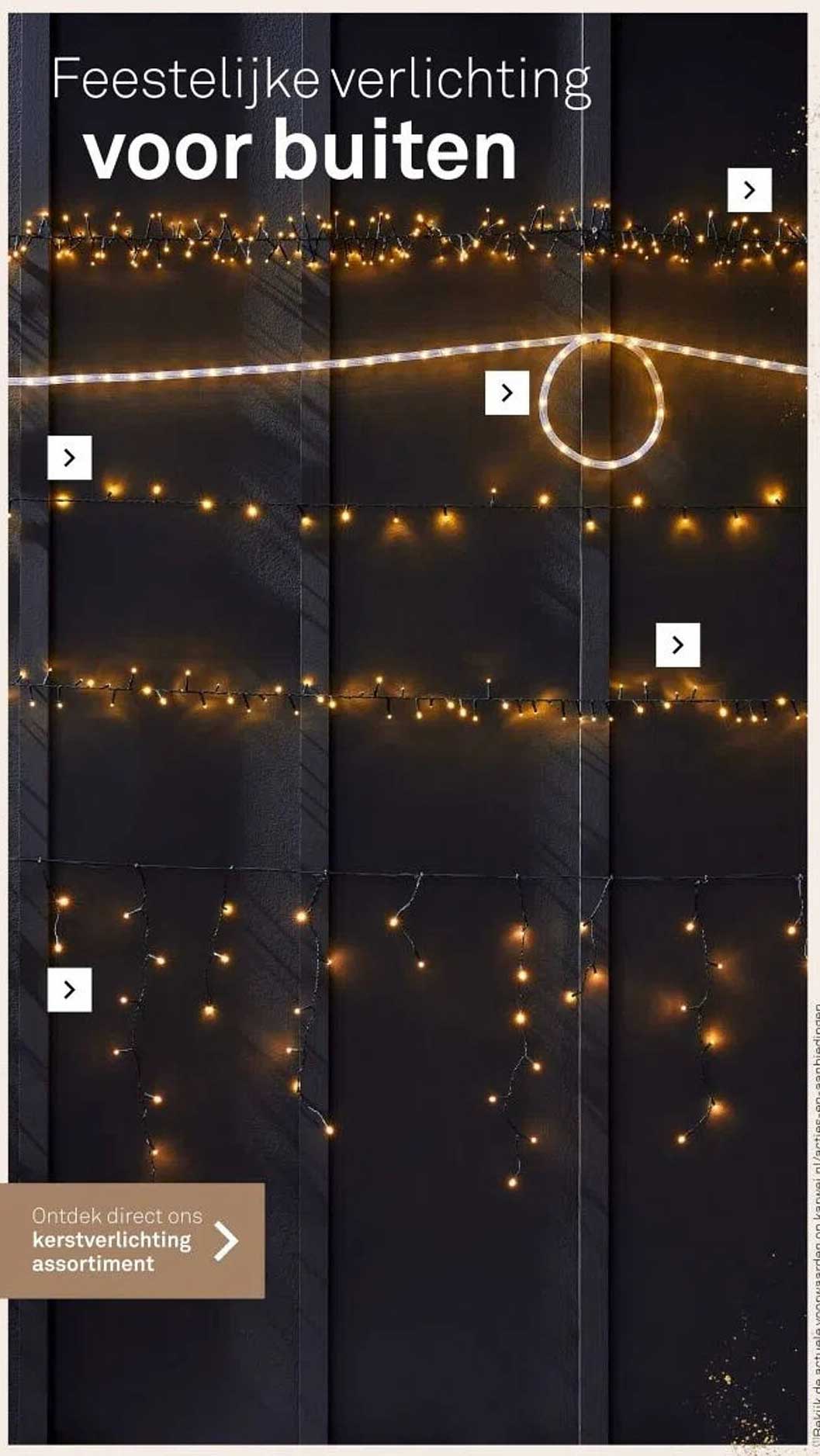 Feestelijke verlichting voor buiten