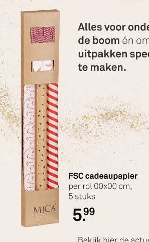 FSC cadeaupapier