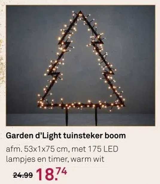 Garden d’Light tuinsteker boom