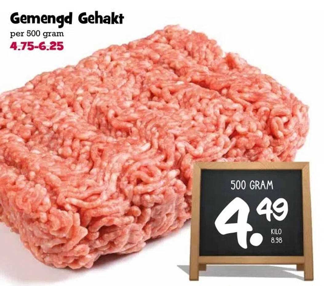 Gemengd Gehakt per 500 gram