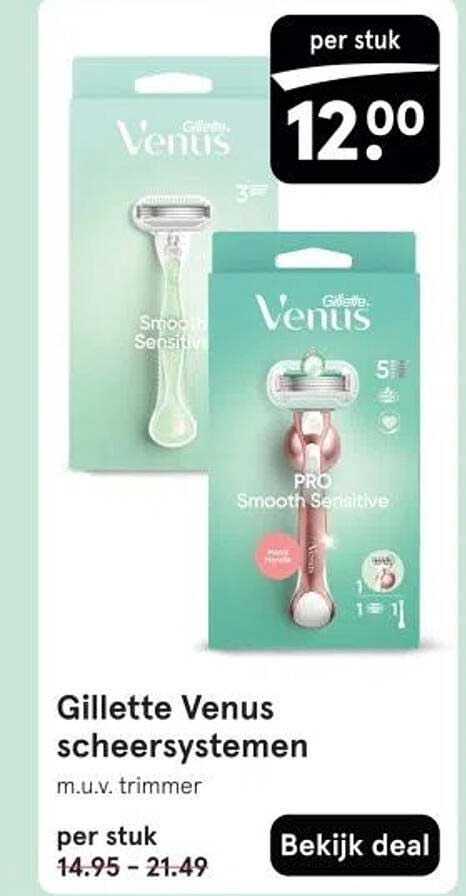 Gillette Venus scheersystemen m.u.v. trimmer