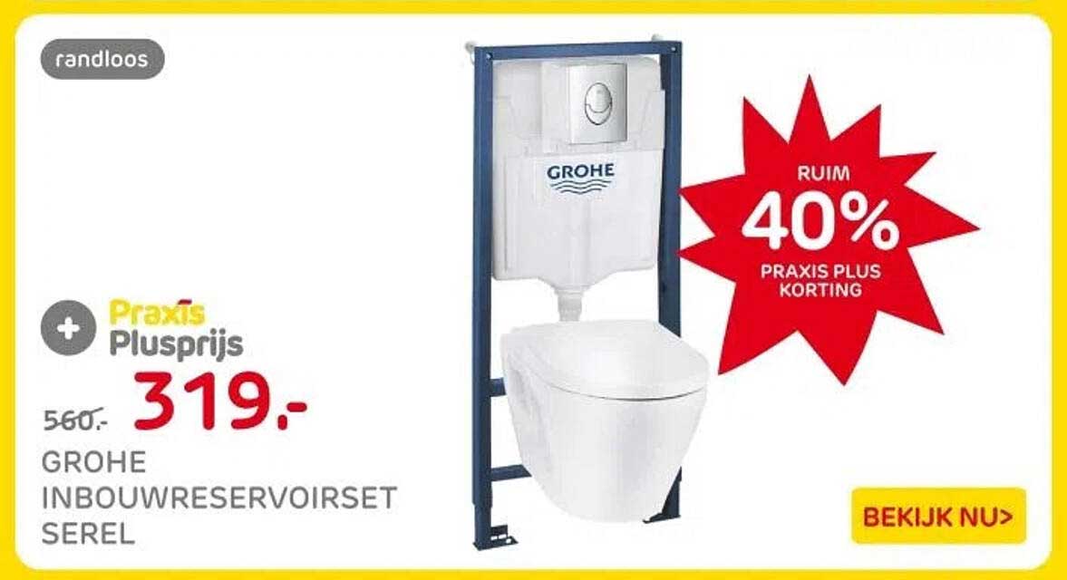 GROHE INBOUWRESERVOIRSET SEREL