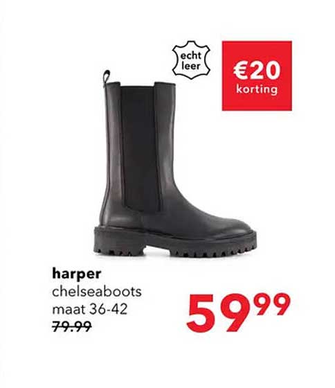 harper chelseaboots maat 36-42