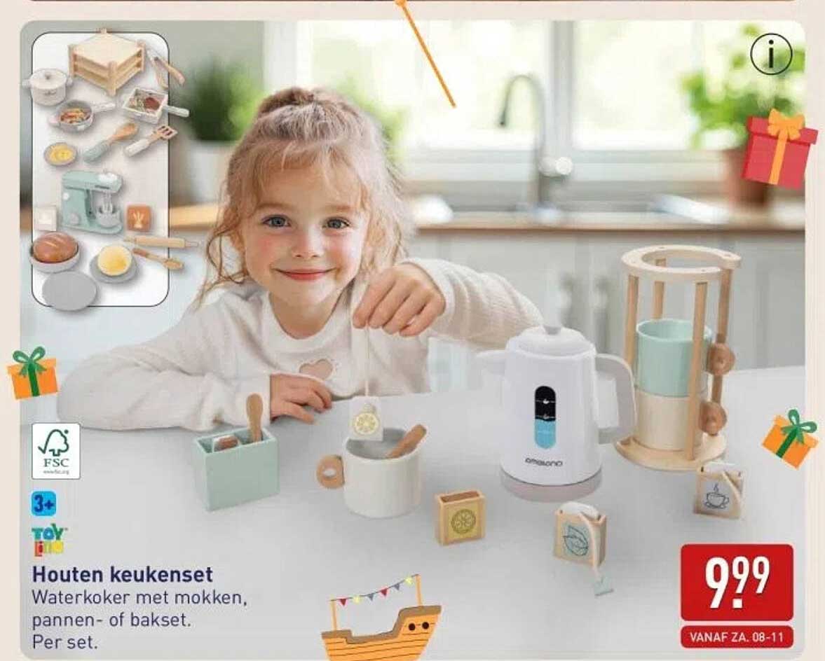 Houten keukenset