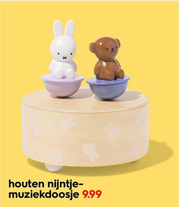 houten nijntje-muziekdoosje 9.99