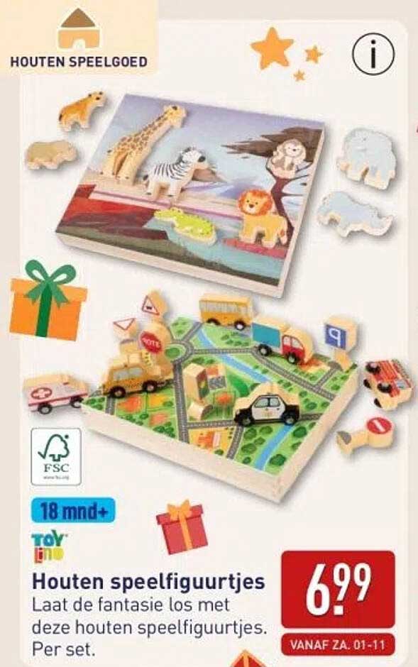 Houten speelfiguurtjes