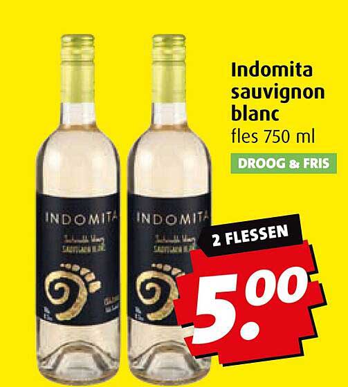 Indomita sauvignon blanc 2 flessen