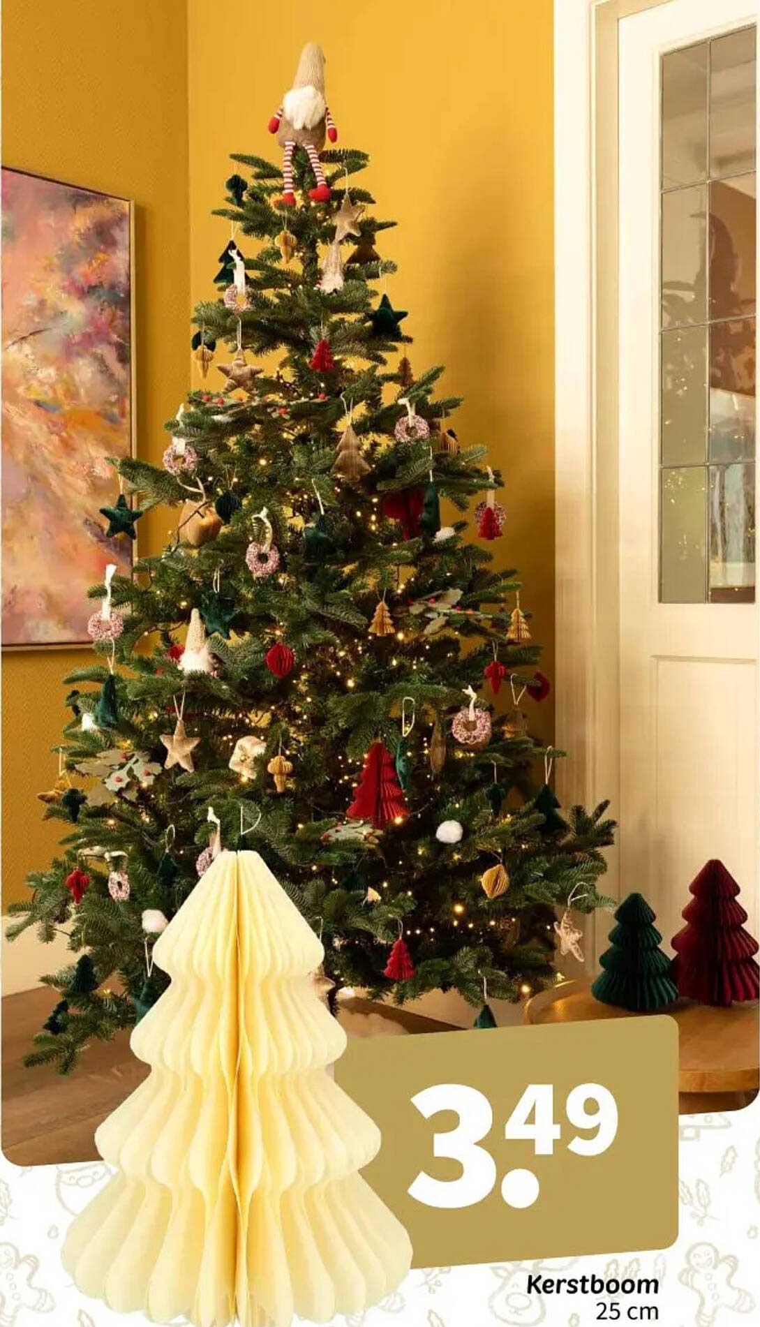 Kerstboom 25 cm