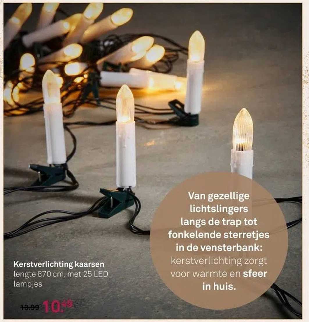Kerstverlichting kaarsen