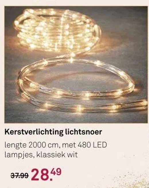 Kerstverlichting lichtsnoer