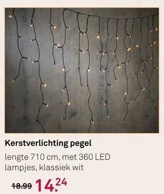 Kerstverlichting pegels