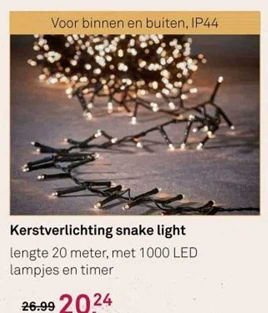 Kerstverlichting snake light