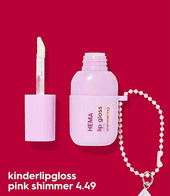 kinderlipgloss pink shimmer 4.49