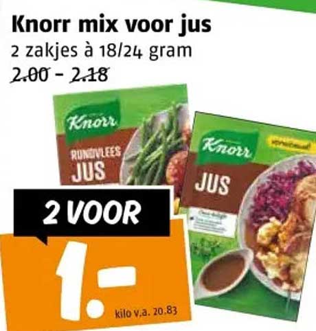 Knorr mix voor jus