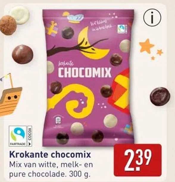 Krokante chocomix