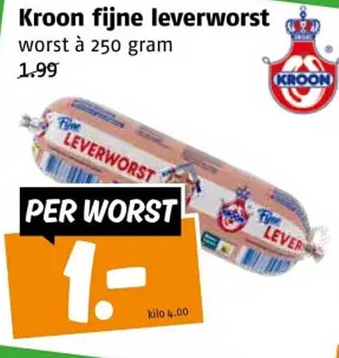 Kroon fijne leverworst