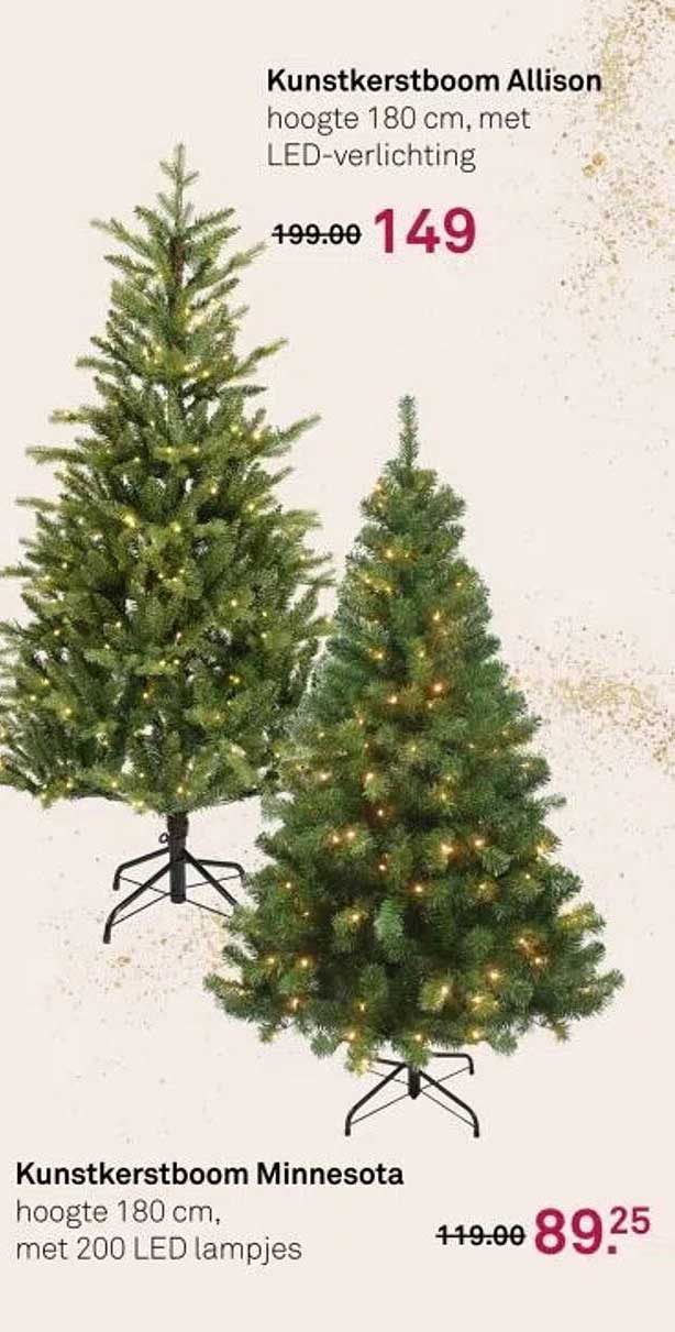 Kunstkerstboom Allison hoogte 180 cm, met LED-verlichting