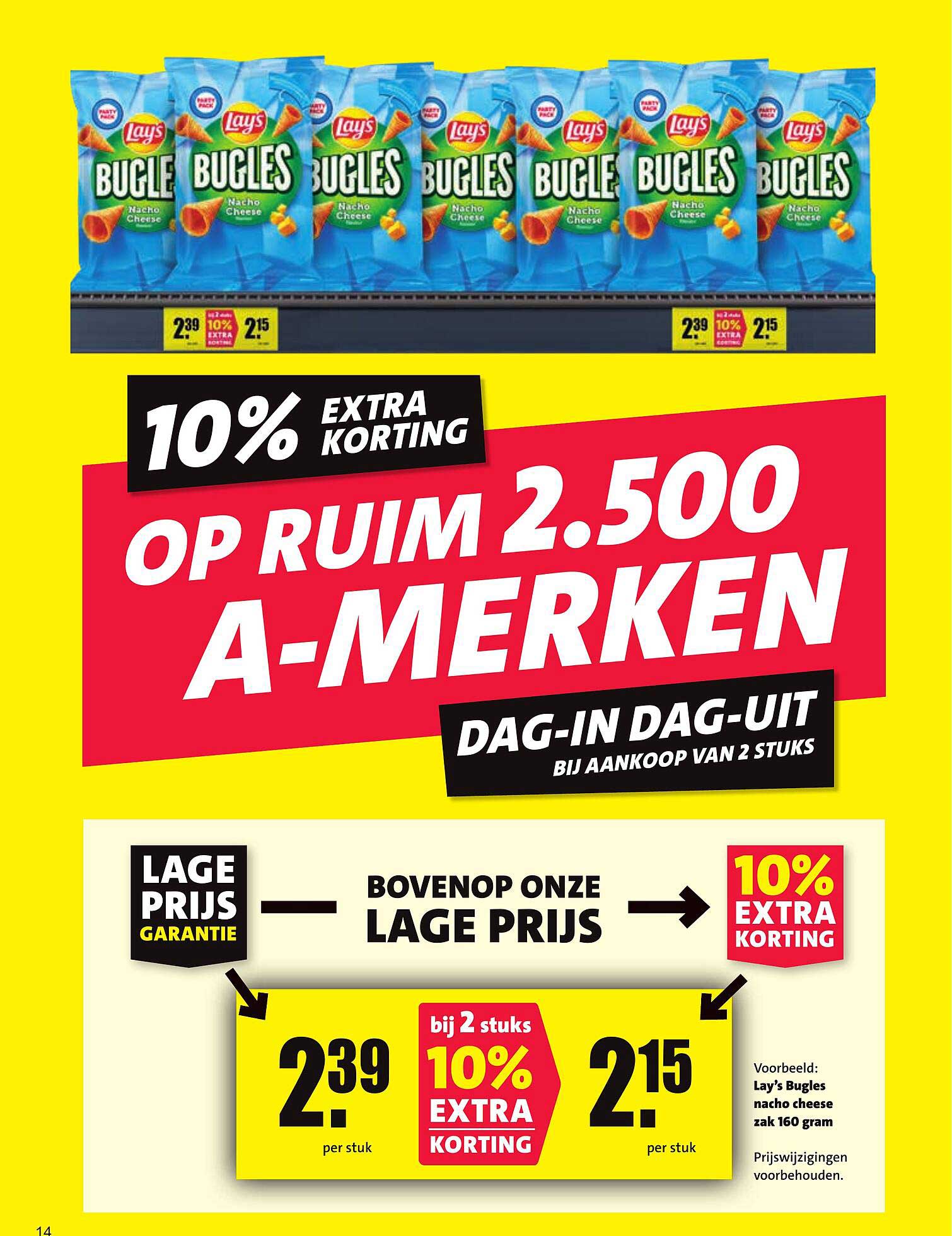 Lay's Bugles Nacho Cheese - 10% Extra Kortingen