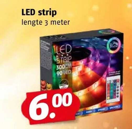 LED strip lengte 3 meter