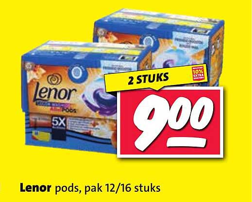Lenor pods, pak 12/16 stuks