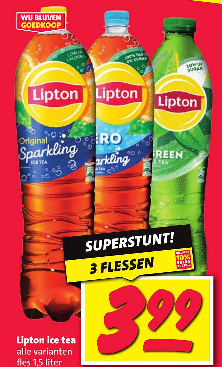 Lipton ice tea alle varianten fles 1,5 liter