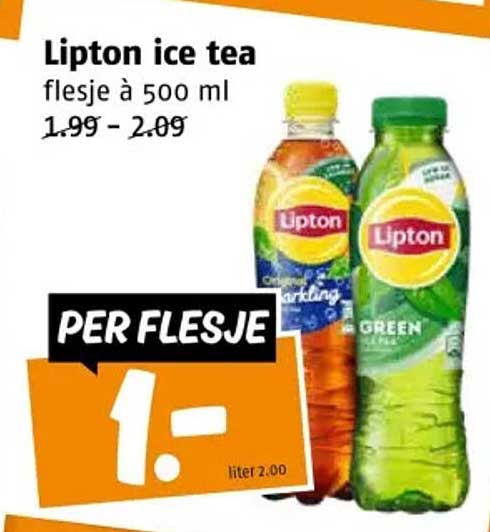 Lipton ice tea flesje à 500 ml