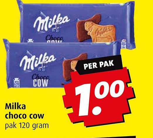 Milka choco cow pak 120 gram