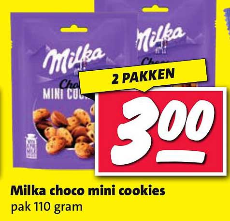 Milka choco mini cookies
