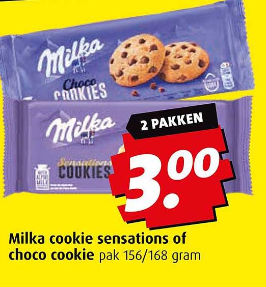 Milka cookie sensations of choco cookie pak 156/168 gram