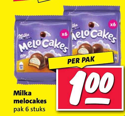 Milka melocakes pak 6 stuks