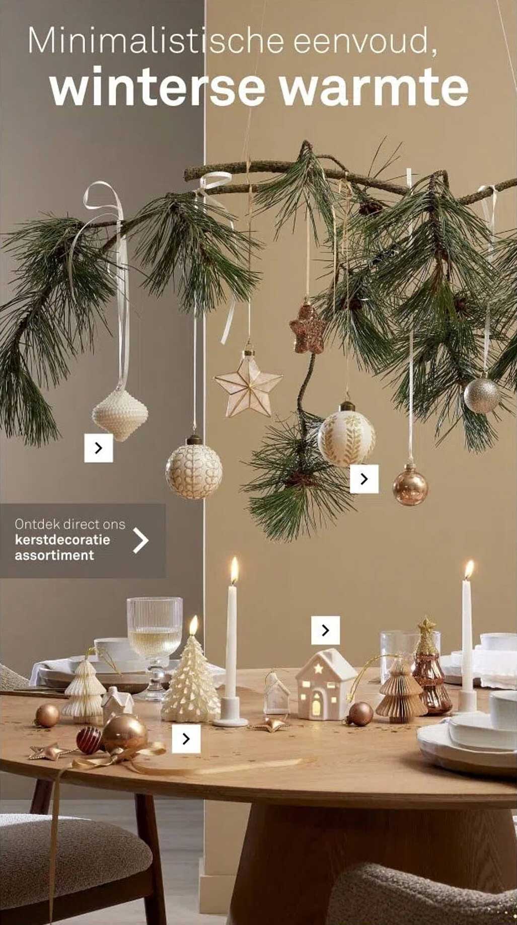 Minimalistische eenvoud, winterse warmte
