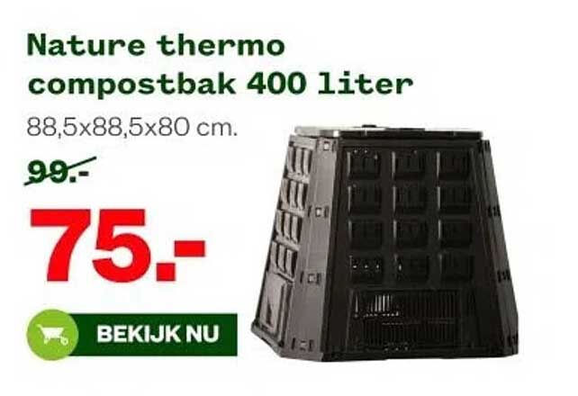 Nature thermo compostbak 400 liter