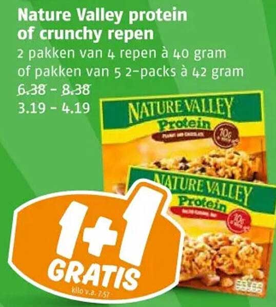 Nature Valley protein of crunchy repen