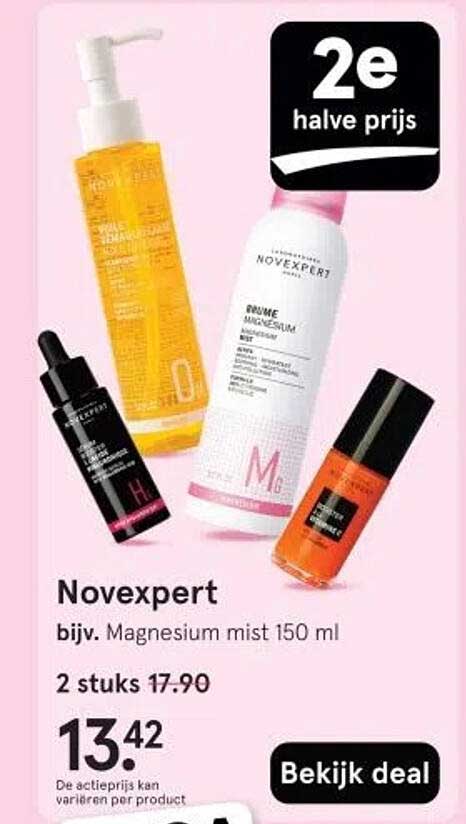 Novexpert bijv. Magnesium mist 150 ml