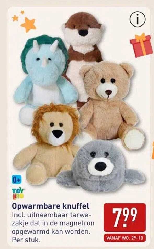Opwarmbare knuffel