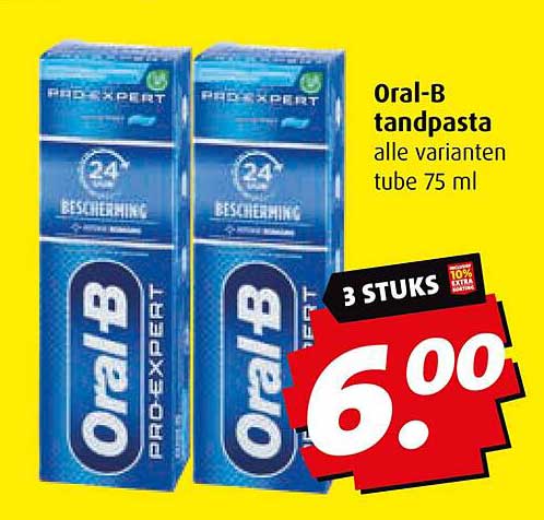 Oral-B tandpasta alle varianten tube 75 ml