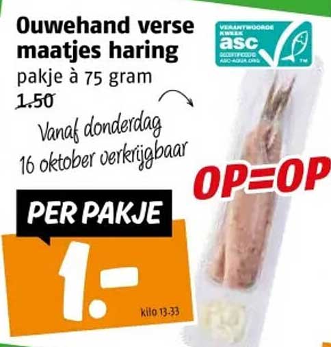 Ouwehand verse maatjes haring