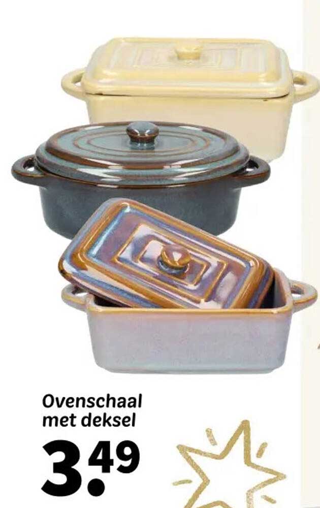 Ovenschaal met deksel
