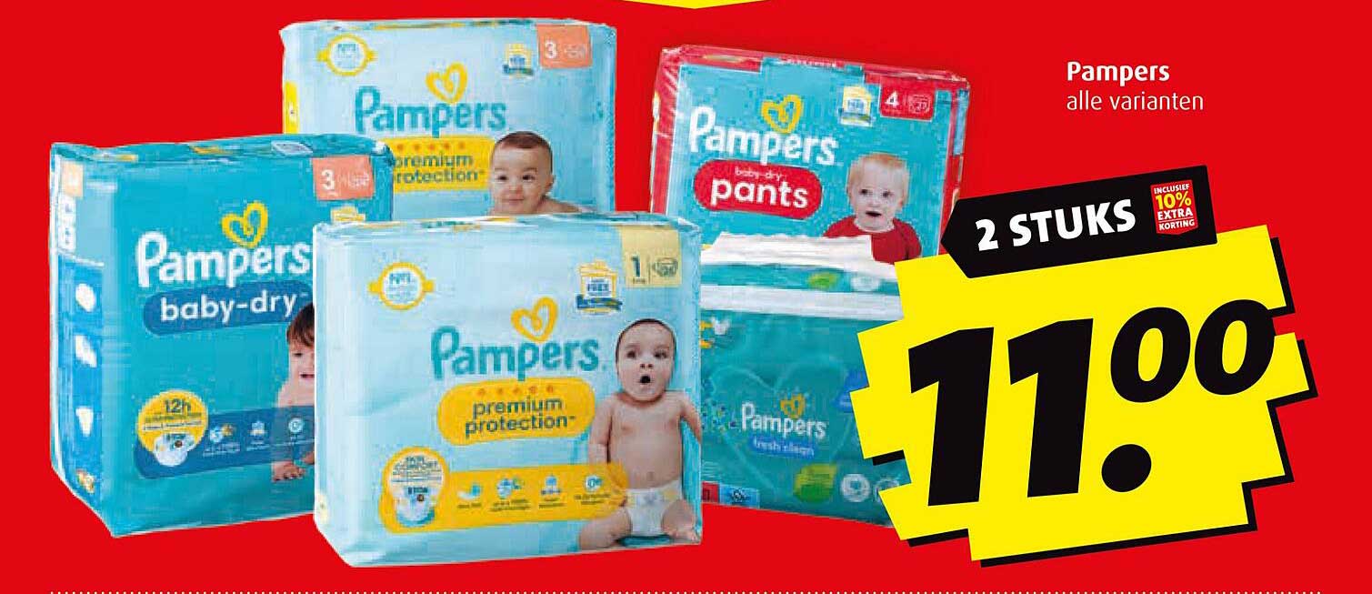 Pampers alle varianten
