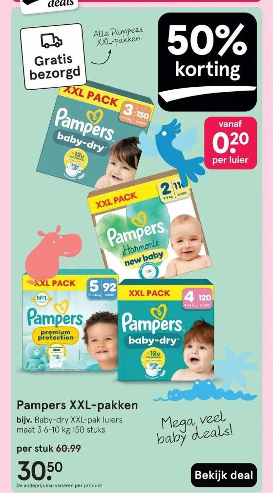 Pampers XXL-pakken