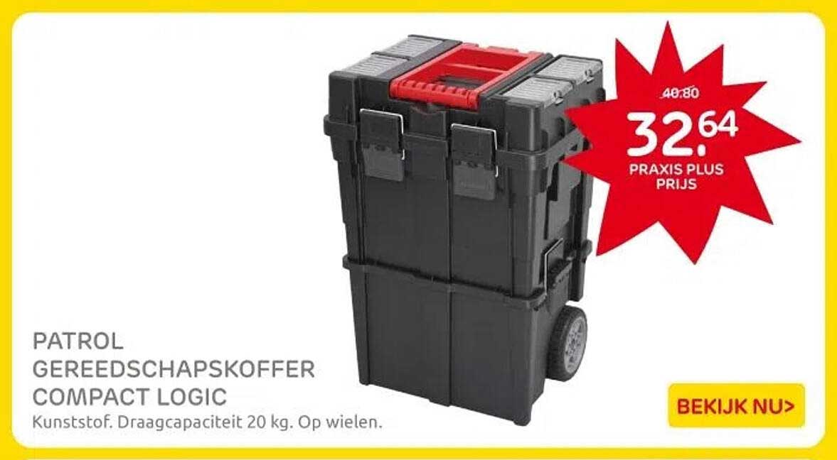 PATROL GEREEDSCHAPSKOFFER COMPACT LOGIC