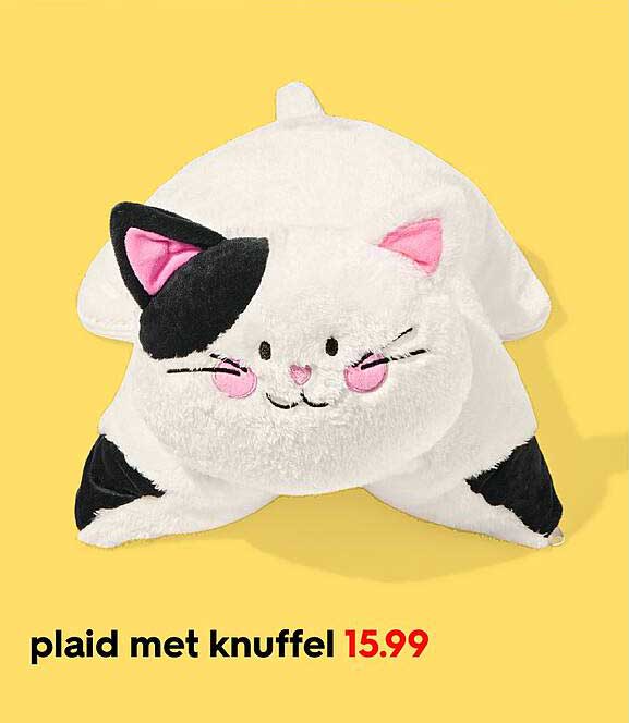 plaid met knuffel