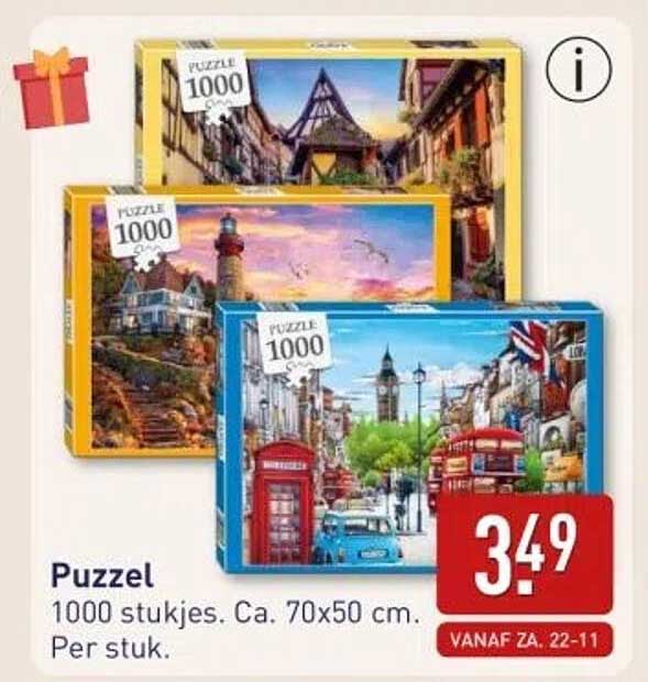 Puzzel 1000 stukjes