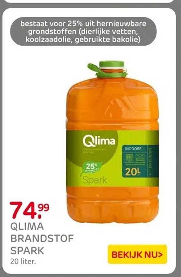 QLIMA BRANDSTOF SPARK 20 LITER