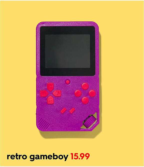 retro gameboy