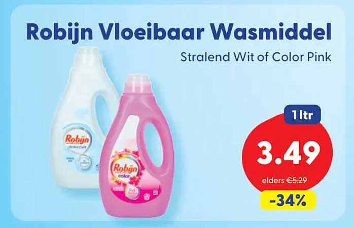 Robijn Vloeibaar Wasmiddel