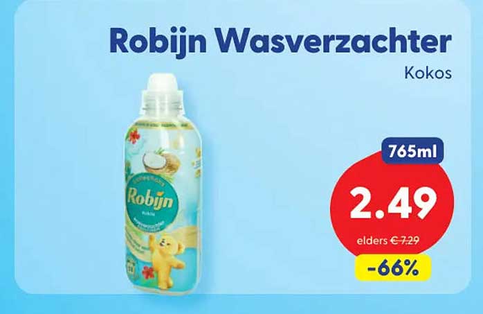 Robijn Wasverzachter Kokos