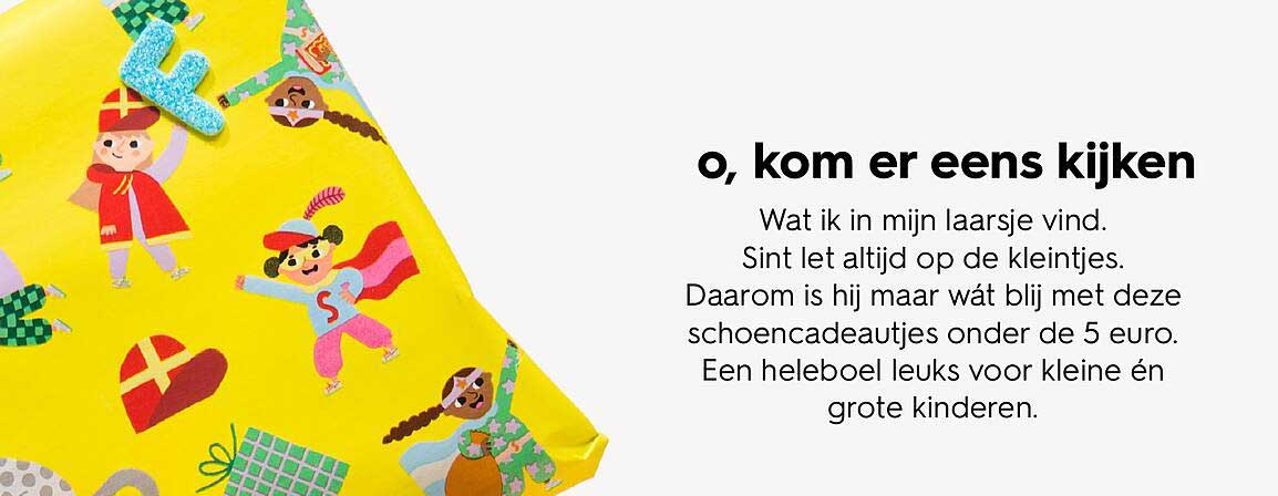 Schoencadeautjes onder de 5 euro
