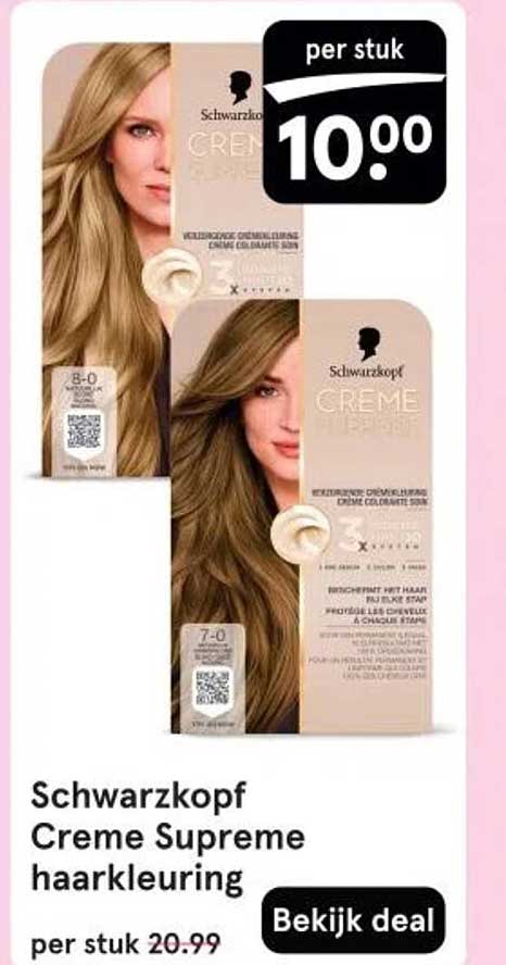 Schwarzkopf Creme Supreme haarkleuring